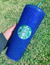 Custom Glitter Rhinestone 24oz Starbucks Acrylic Tumbler