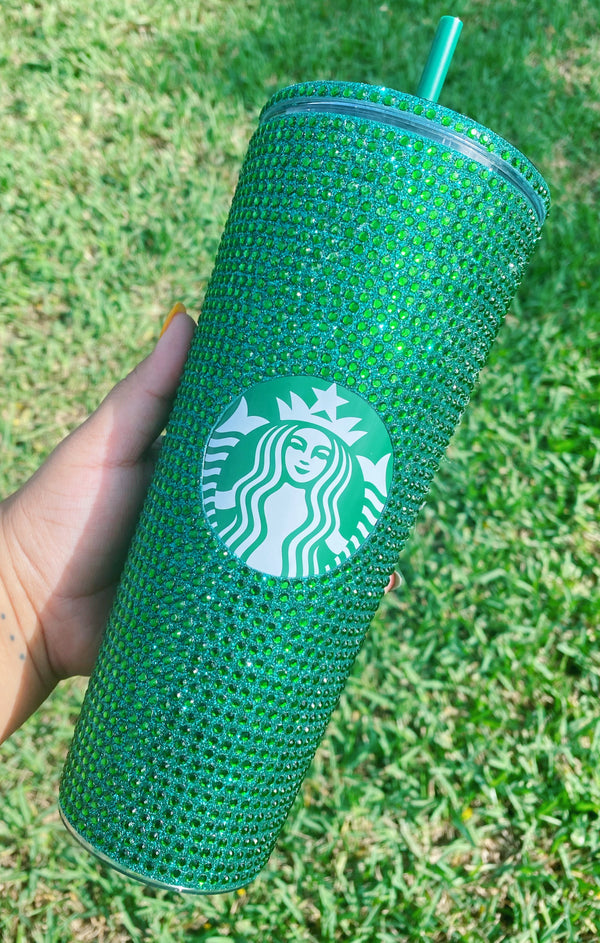 Custom Glitter Rhinestone 24oz Starbucks Acrylic Tumbler