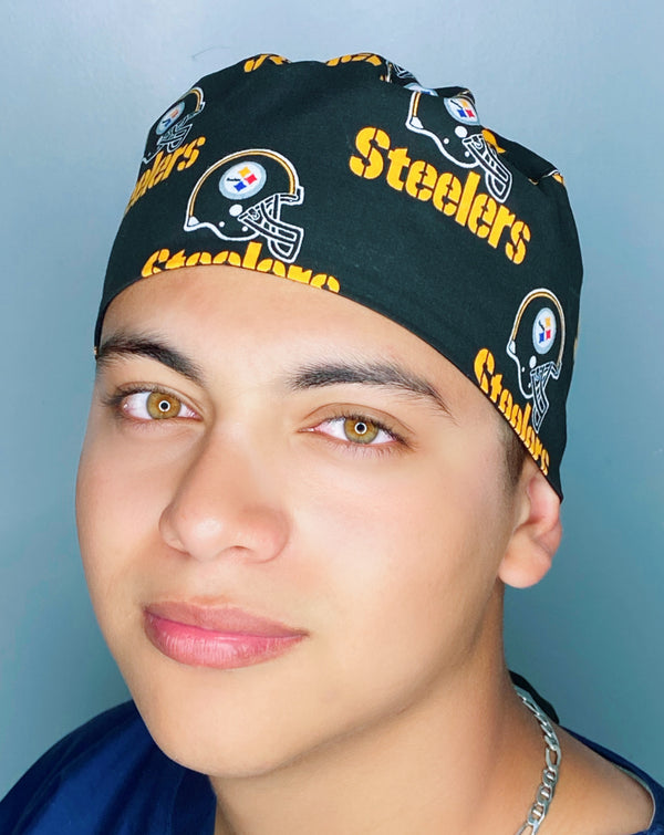 Pittsburg Football Team Unisex Sport Scrub Cap