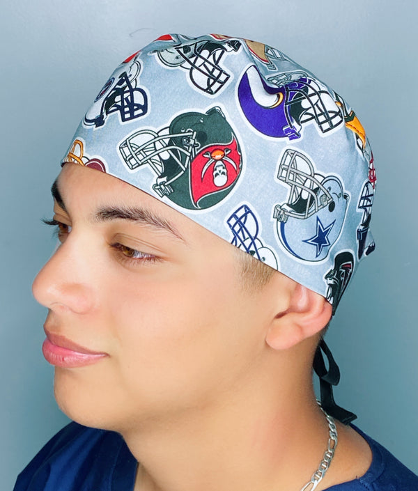 ALL Football Teams Unisex Sport Scrub Cap