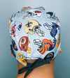 ALL Football Teams Unisex Sport Scrub Cap