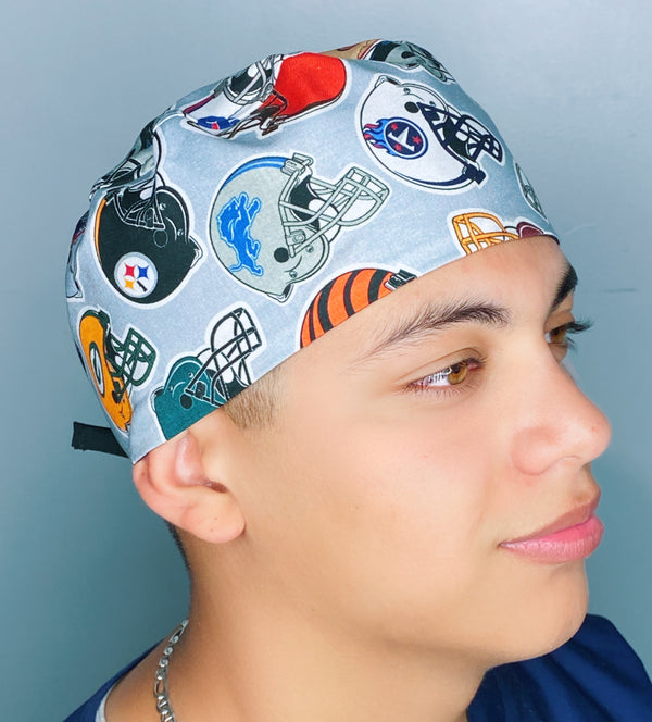 ALL Football Teams Unisex Sport Scrub Cap