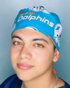 Miami Football Team Unisex Sport Scrub Cap