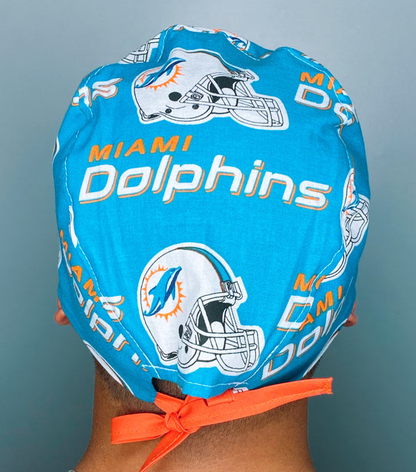 Miami Football Team Unisex Sport Scrub Cap