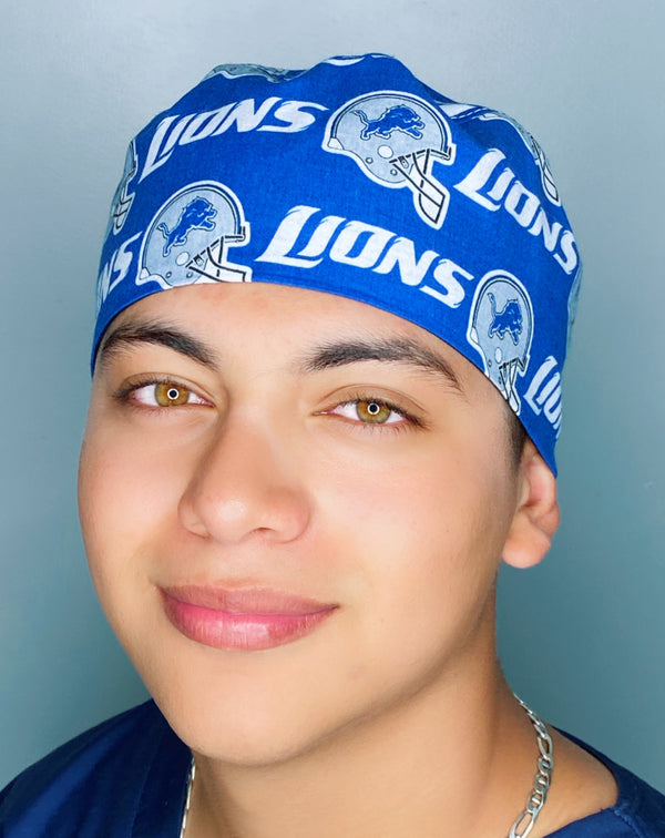 Detroit Football Team Unisex Sport Scrub Cap