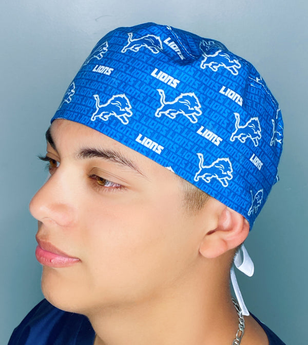 Detriot Football Team Unisex Sport Scrub Cap