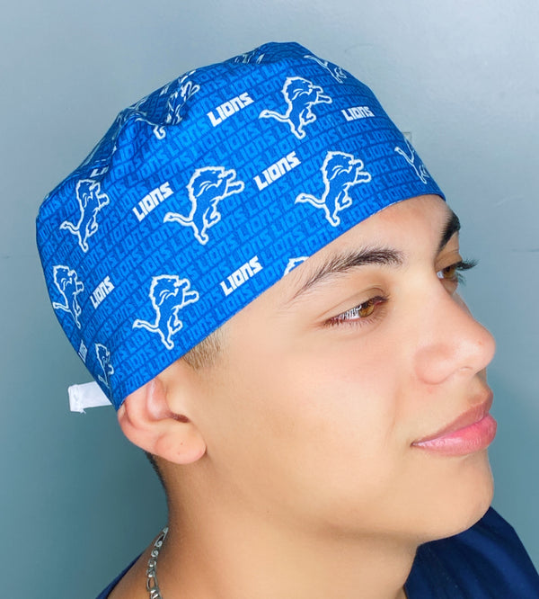 Detriot Football Team Unisex Sport Scrub Cap