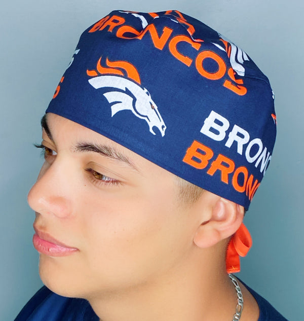 Denver Football Team Unisex Sport Scrub Cap