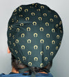 Good Luck Horse Shoe St. Patrick's Day Unisex Holiday Scrub Cap
