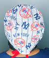 New York Baseball Team Unisex Sport Scrub Cap