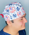 New York Baseball Team Unisex Sport Scrub Cap