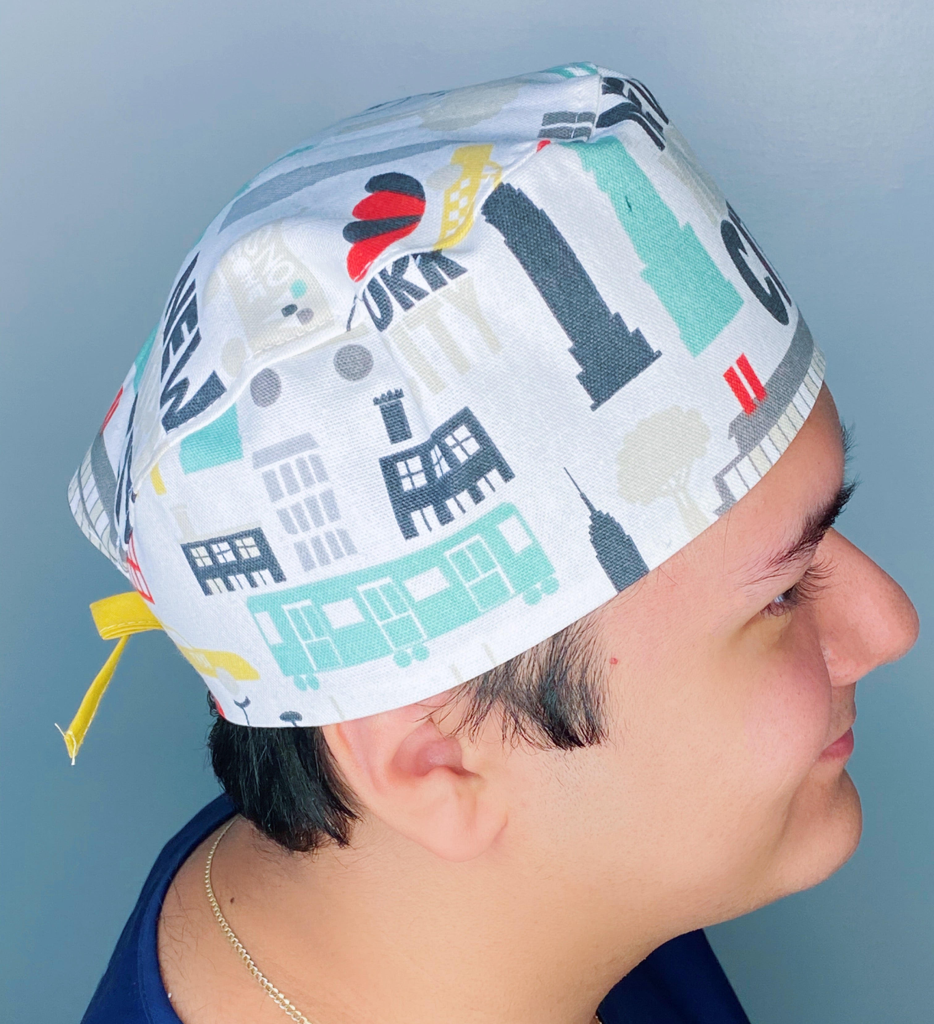 New York State Unisex Geek Scrub Cap