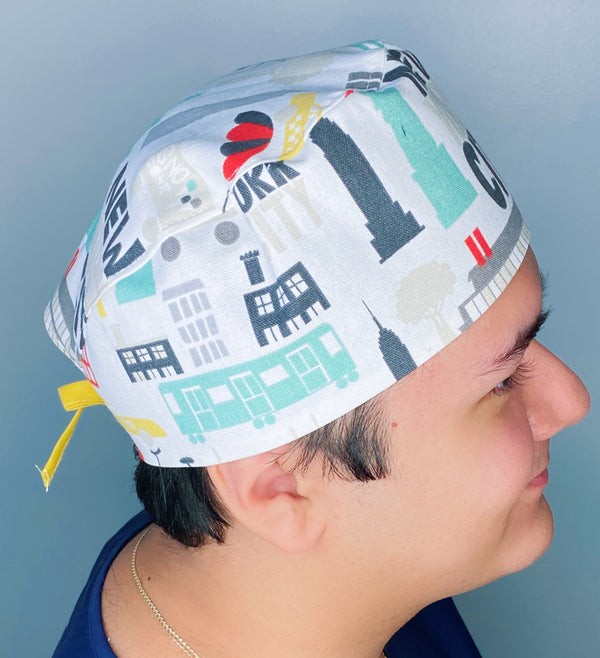 New York State Unisex Geek Scrub Cap