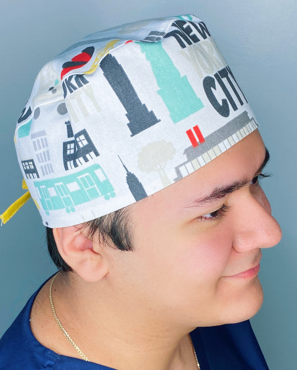 New York State Unisex Geek Scrub Cap