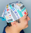 New York State Unisex Geek Scrub Cap