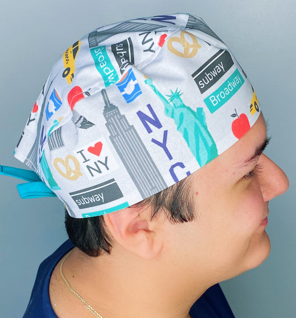 New York State Unisex Geek Scrub Cap
