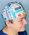 New York State Unisex Geek Scrub Cap