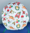 Winter Wonderland Trucks Winter/Christmas Holiday Themed Bouffant