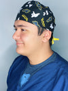 Cute Ghosts BOO Halloween Unisex Holiday Scrub Cap