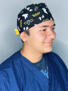 Cute Ghosts BOO Halloween Unisex Holiday Scrub Cap