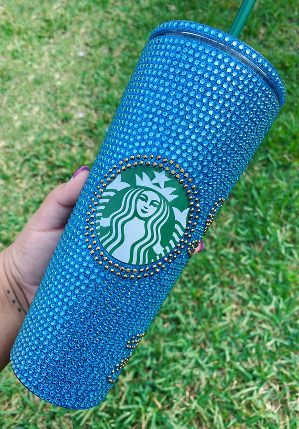 Custom Personalized with Name Glitter Rhinestone 24oz Starbucks Acrylic Tumbler