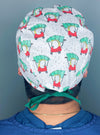 Christmas Tree on Kid's Car Christmas/Winter themed Unisex Holiday Scrub Cap