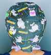 NINCHILLA Cute Chinchilla Ninjas Unisex Animal Scrub Cap