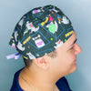 NINCHILLA Cute Chinchilla Ninjas Unisex Animal Scrub Cap