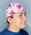 Owl Be Yours Valentine's Day Unisex Holiday Scrub Cap