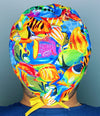 Colorful Tropical Fish Unisex Animal Scrub Cap