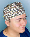 Small Moths All Over Unisex Animal Scrub Cap