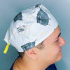 Funny Pugs Peeing Unisex Animal Scrub Cap