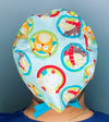 Forest Baby Animals Unisex Animal Scrub Cap