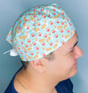 Corgi's and Peaches Unisex Animal Scrub Cap