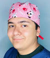 I Woof You Pups Valetine's Day Unisex Holiday Scrub Cap