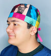 Marilyn Monroe Famous Collage Unisex Geek Scrub Cap