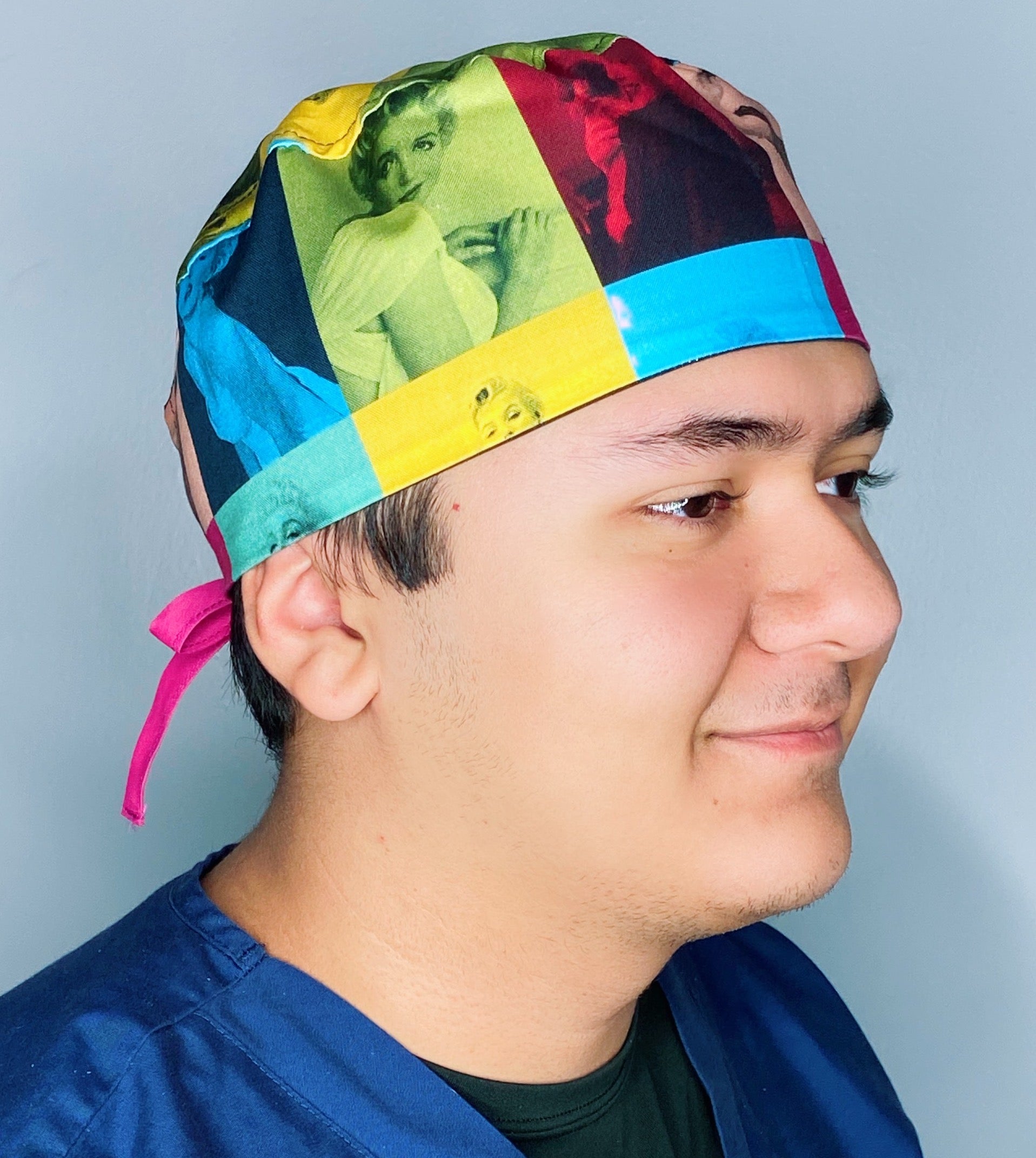 Marilyn Monroe Famous Collage Unisex Geek Scrub Cap