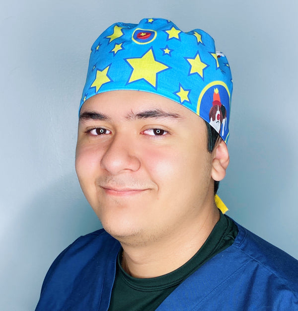 Circus Bloodhounds Unisex Animal Scrub Cap