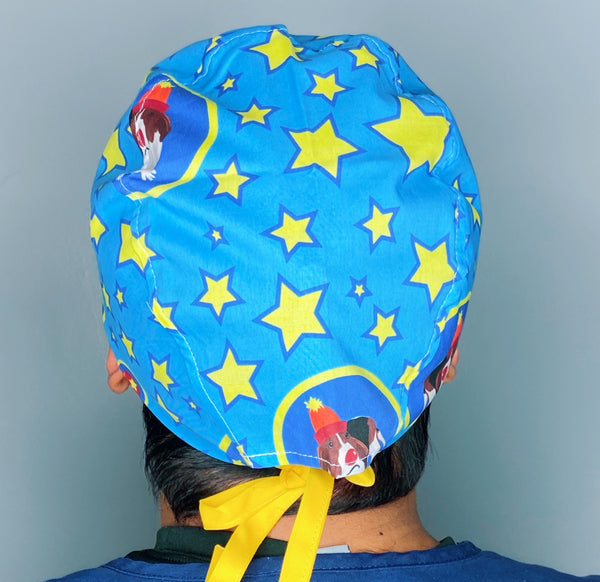 Circus Bloodhounds Unisex Animal Scrub Cap