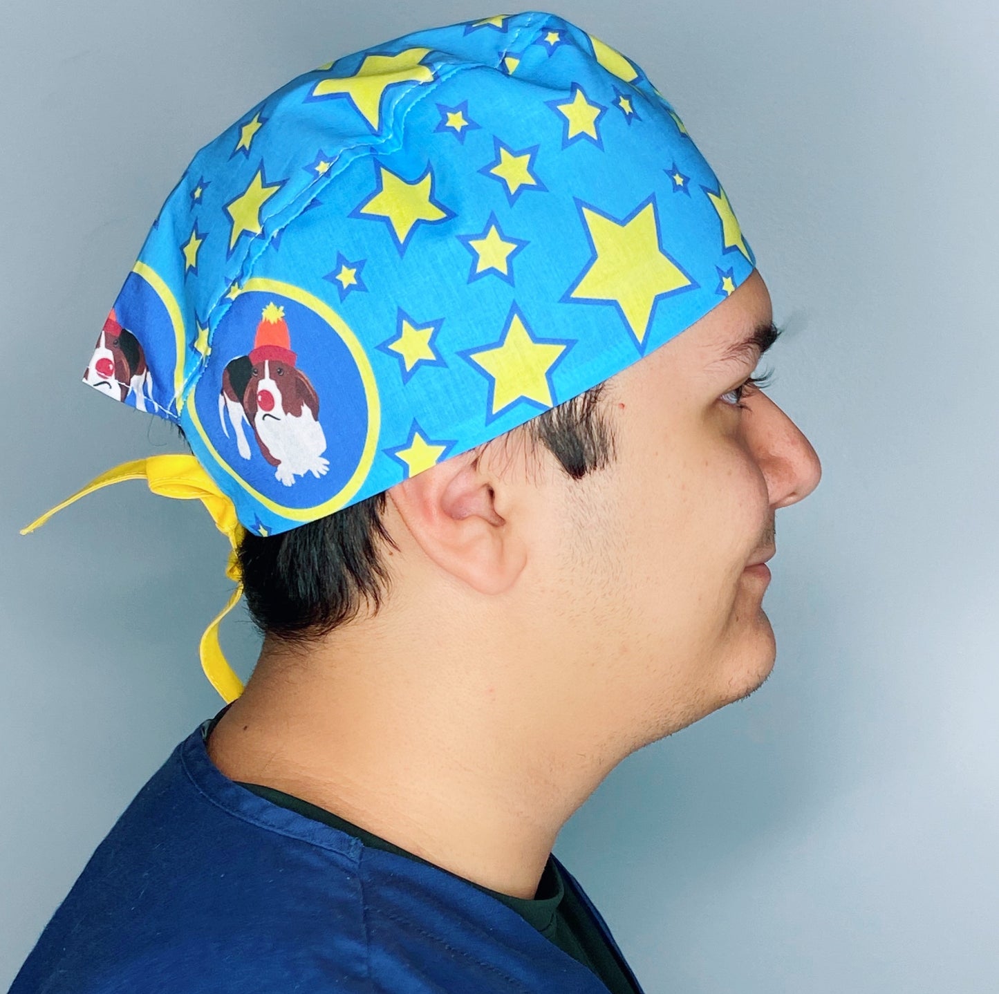 Circus Bloodhounds Unisex Animal Scrub Cap
