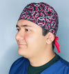 Baseballs on Black Unisex Sport Scrub Cap