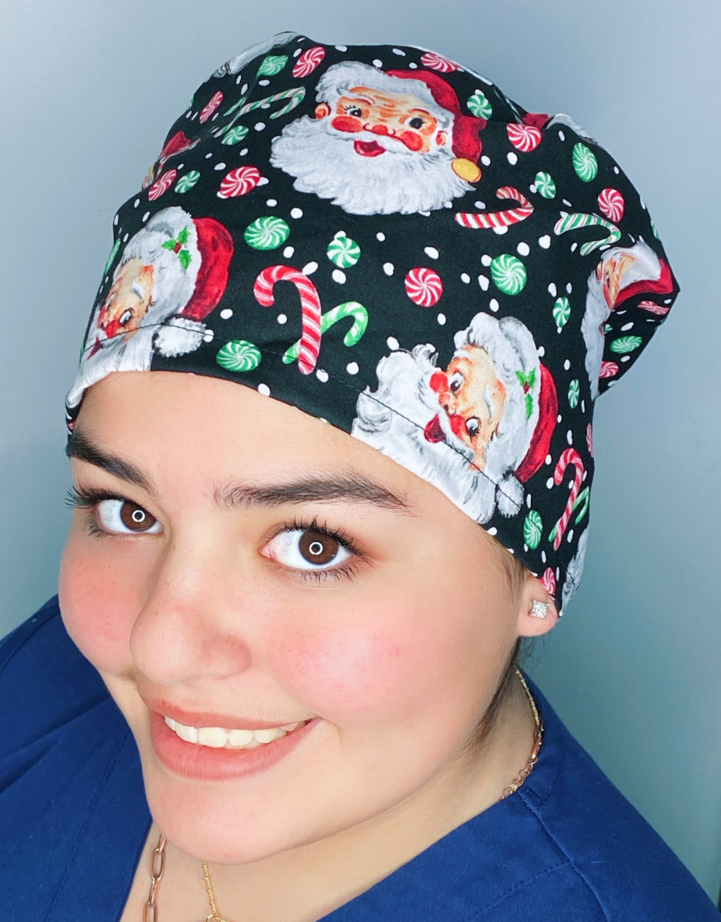 Santa Claus & Candy Canes Winter/Christmas Euro