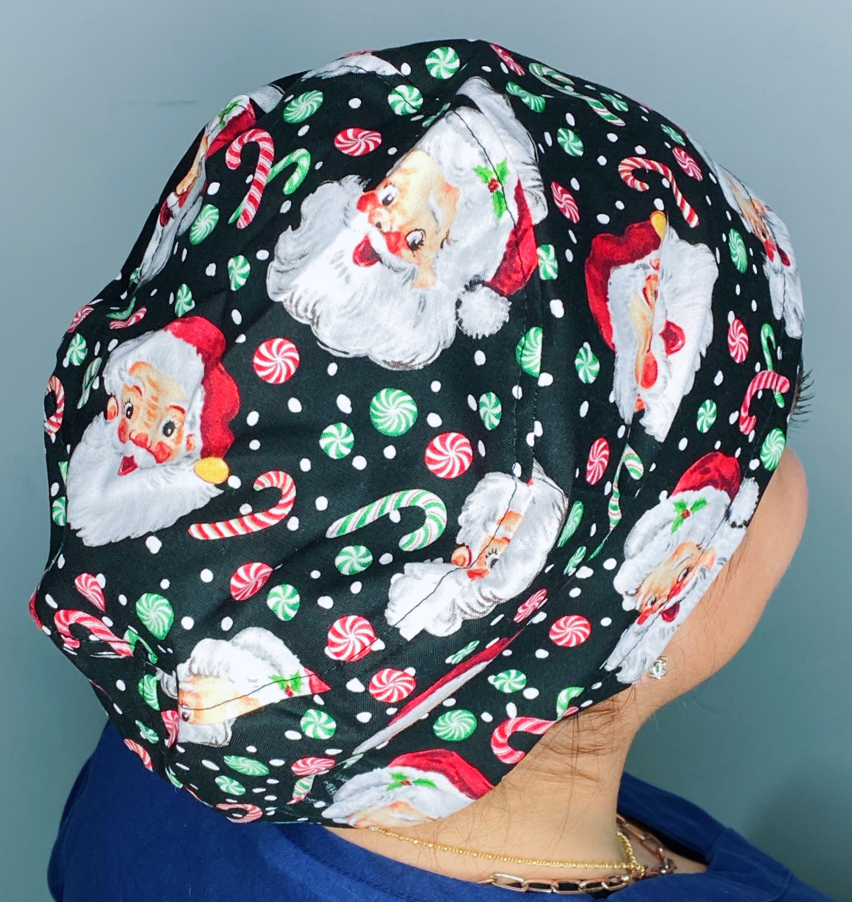 Santa Claus & Candy Canes Winter/Christmas Euro