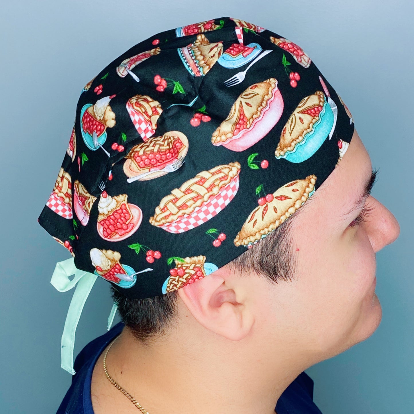 Cherry Pie Picnic Inspired Unisex Food Scrub Cap
