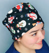 Snowman & Snowflakes Winter/Christmas Euro