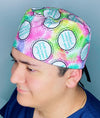 Kind Heart, Fierce Mind, Brave Spirit Inspirational Design Unisex Cute Scrub Cap