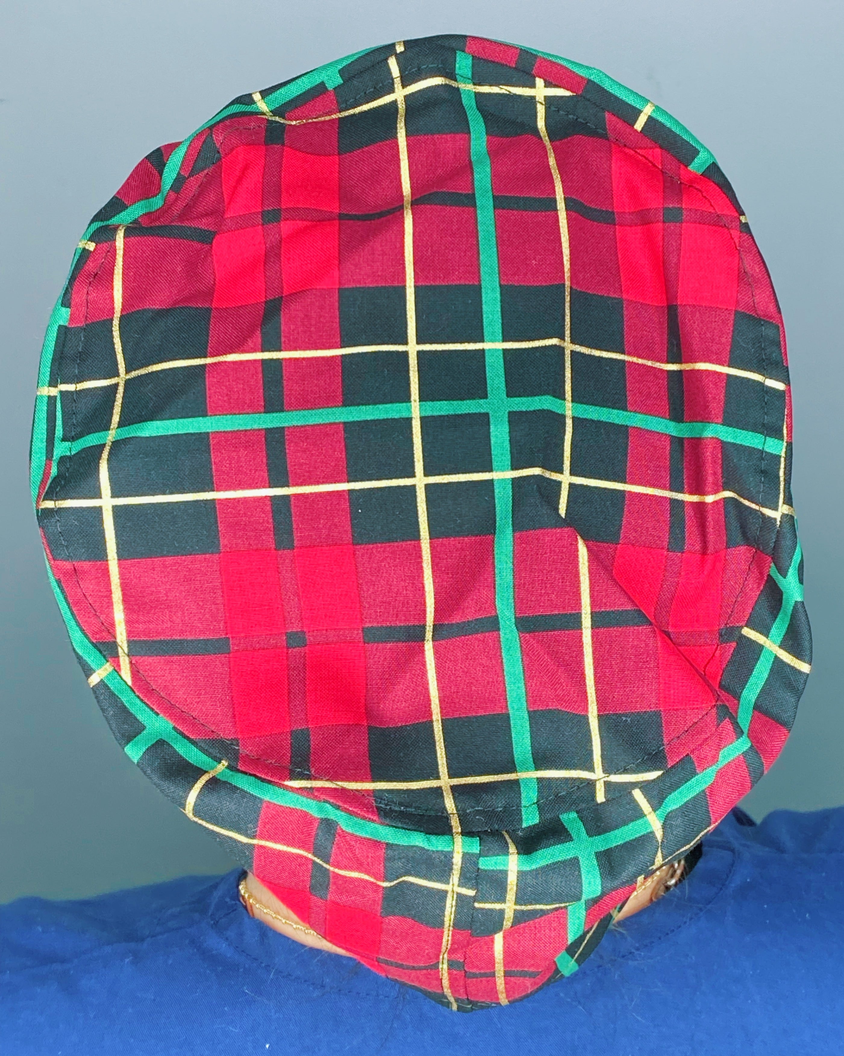 Winter Plaid Red, Green & Gold Winter/Christmas Euro