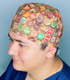 Vintage Soda Bottle Tops Unisex Food Scrub Cap