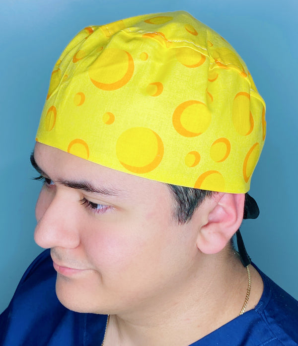 Cheddar Cheese Unisex Food Scrub Cap