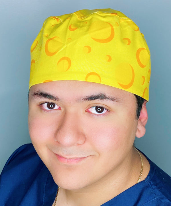 Cheddar Cheese Unisex Food Scrub Cap